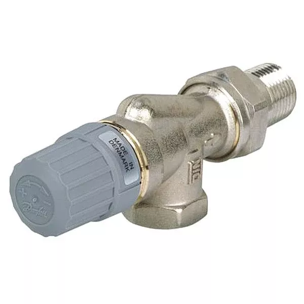 013G8023 Danfoss Thermostatic Radiator Valve, horizontal angle body
