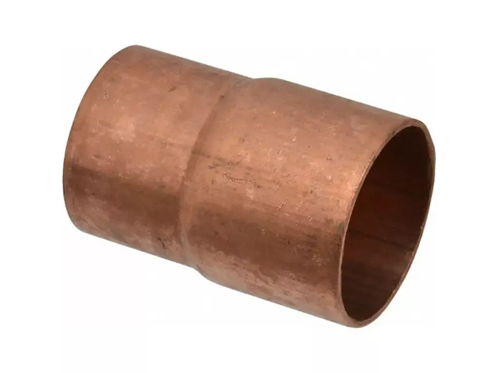 1-1/2" x 1-1/4" Copper Reducing Coupling, Type DWV, Fitting x.
