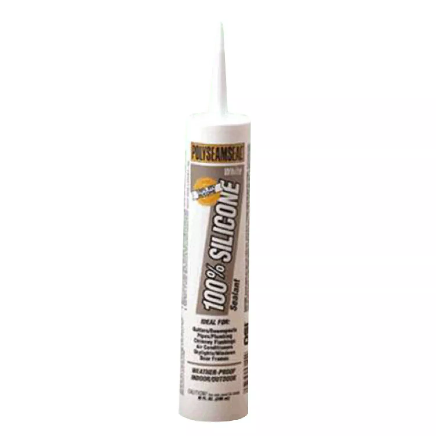 100% Silicone Caulk Clear 10 Ounce