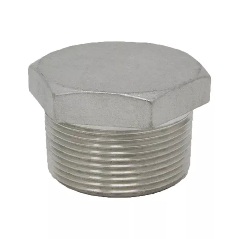 2 Hex Plug 304 Stainless Steel 150# Threaded Cast Pipe Fitting
