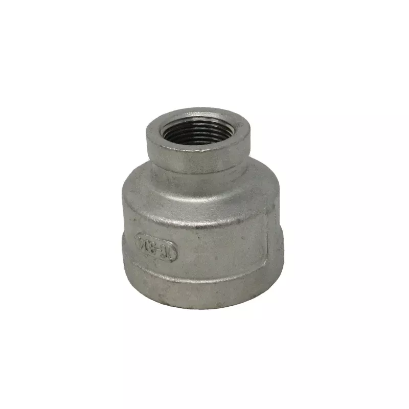 2 X 3/4 Reducing Coupling 150# Threaded Cast Pipe Fitting 304 Stainless Steel