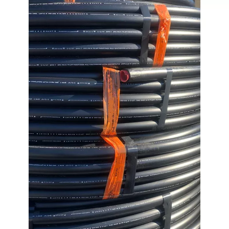 3/4 X 200' X 200# SIDR-9 BLACK POLY PIPE