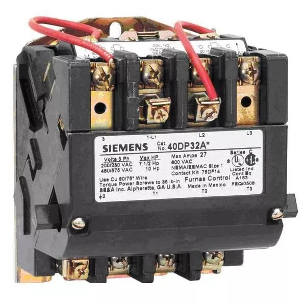 40DP32AA Siemens 3-Pole Non-Reversing Magnetic Contactor
