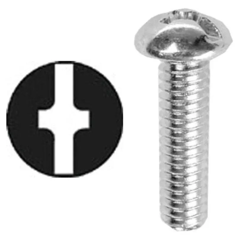 #6-32 x 3/4" Round Head Machine Screw, Slotted/Phillipse RMC63234