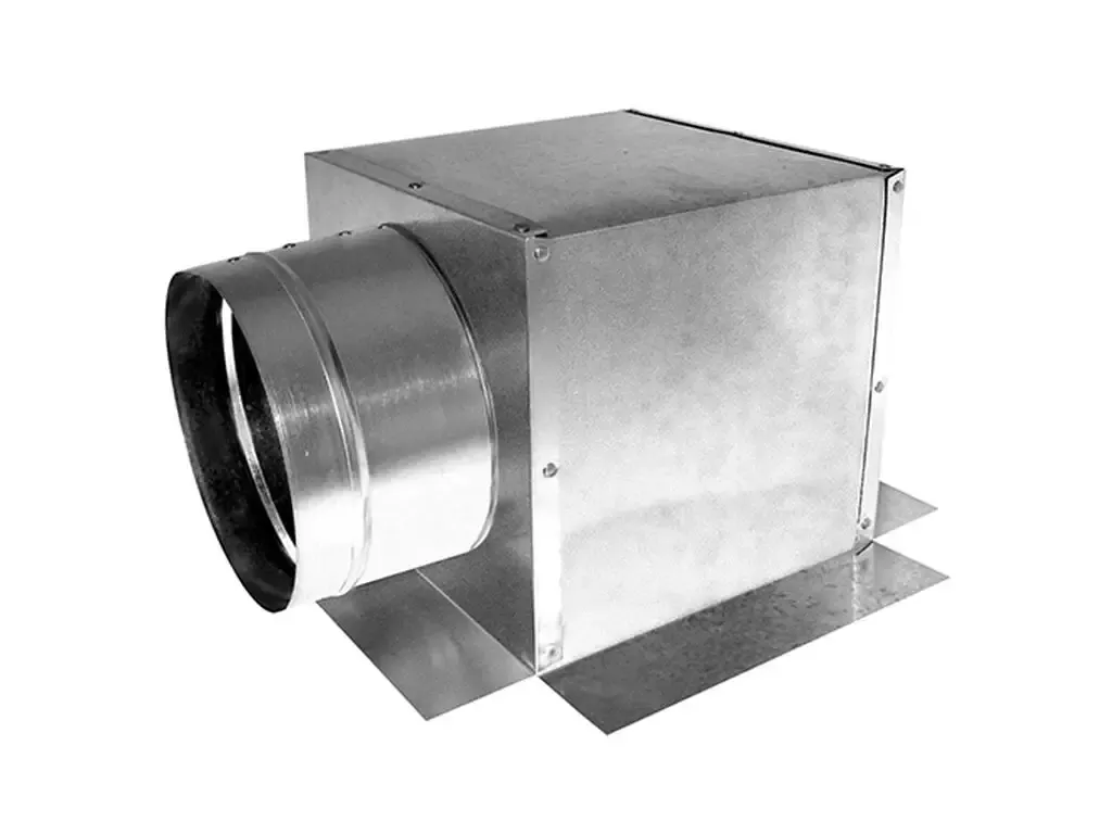 8" x 8" x 6" Ceiling Diffuser Box, Side Outlet by Lukjan.