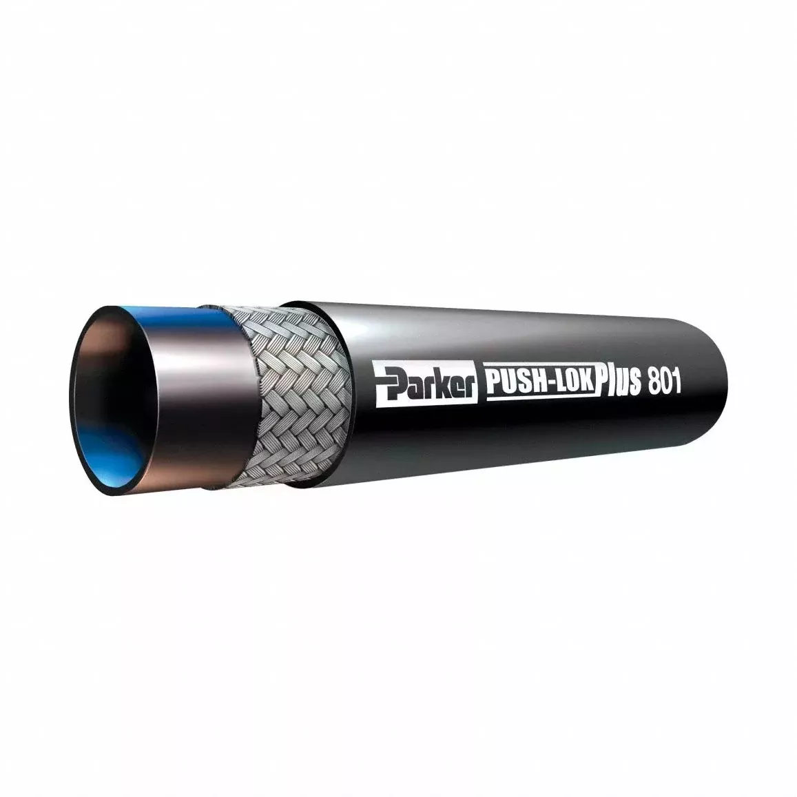 Black Air Hose 1/4 brass 50FT L