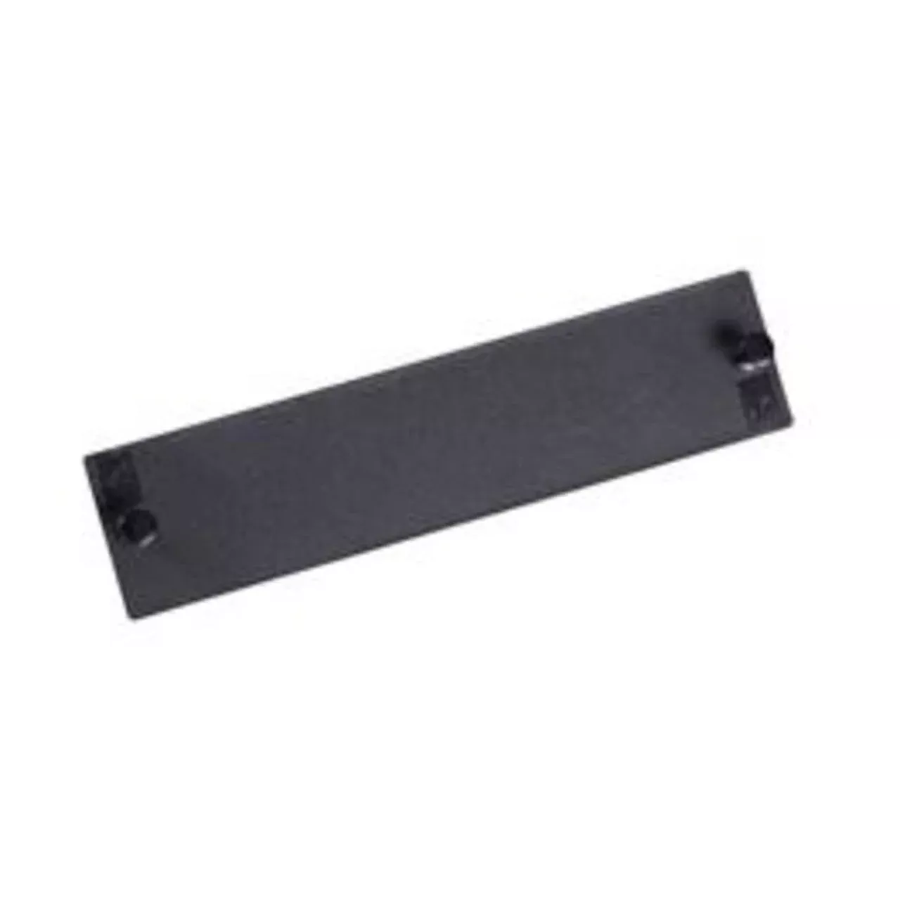 Blanking Module Plate, 1 Units, 4.92" W, Black, Plastic By OCC (Optical Cable) 600