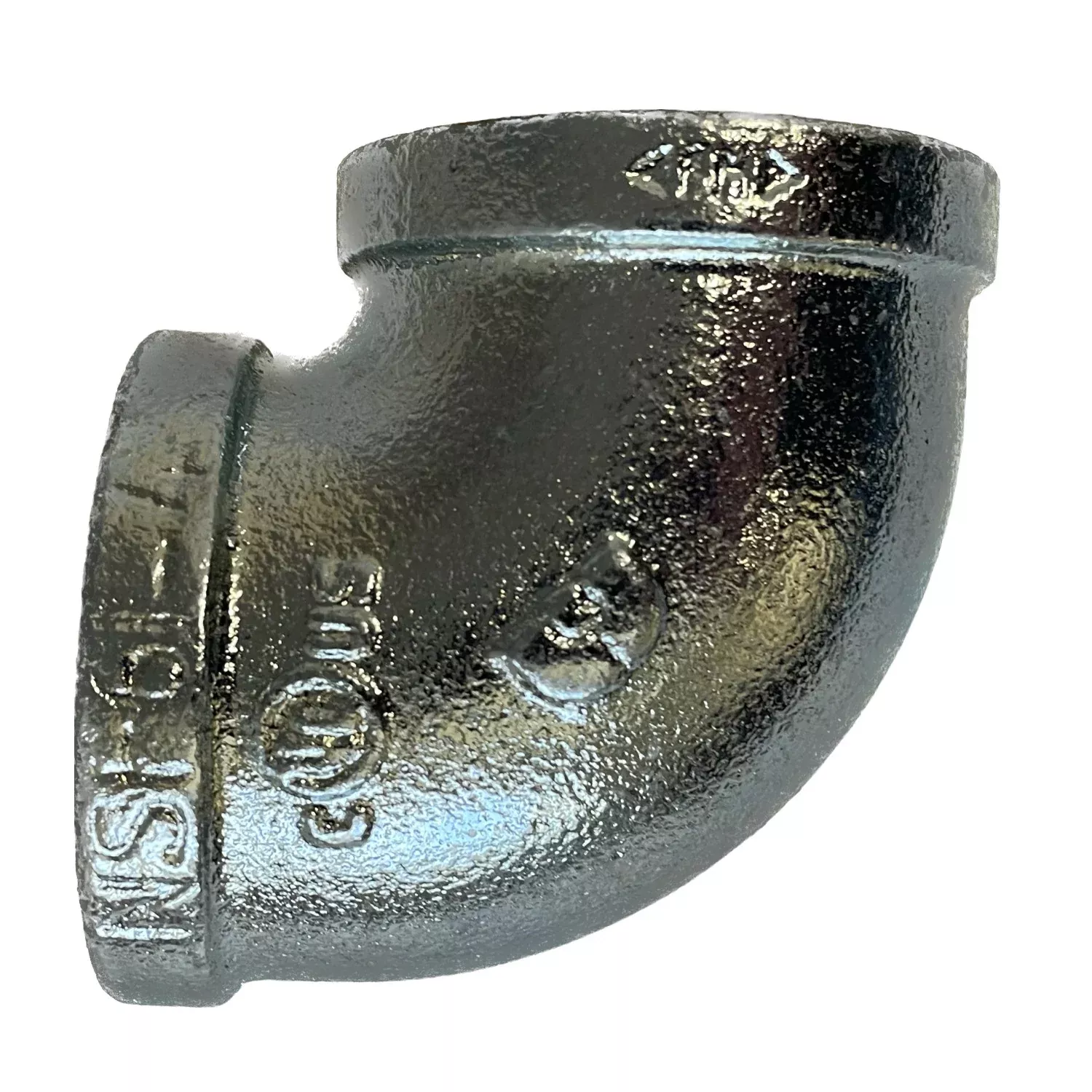 BMI 4 Inch NPT Galvanized 90 Degree Elbow, 150#, UL/FM