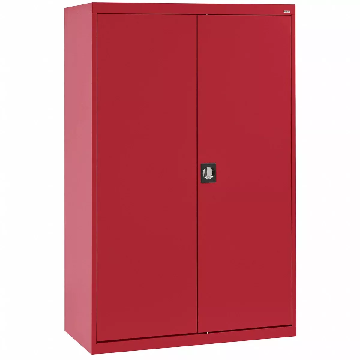 Combination Storage Cabinet Red 230 lb