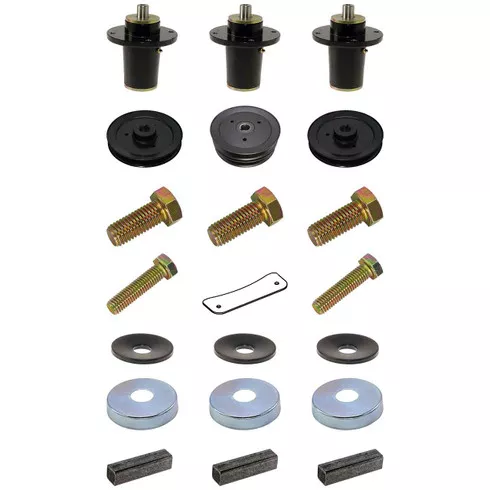 Complete Spindle Kit With Pulleys For Hustler Super SF 60" Model 943522