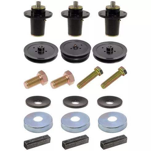 Complete Spindle Kit With Pulleys For Hustler Super SF 72" Model 943530