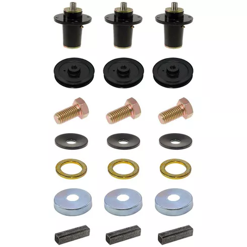 Complete Spindle Kit With Pulleys For Hustler Super Z 60" Model 942821