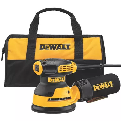 DEWALT 5 in. Single Speed Random Orbit Sander Kit - H&L Pad