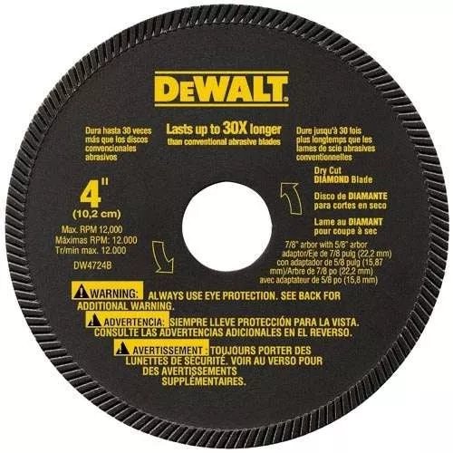 Dewalt Dw4712B 7" High Performance Abrasive Blade (10 Pack)