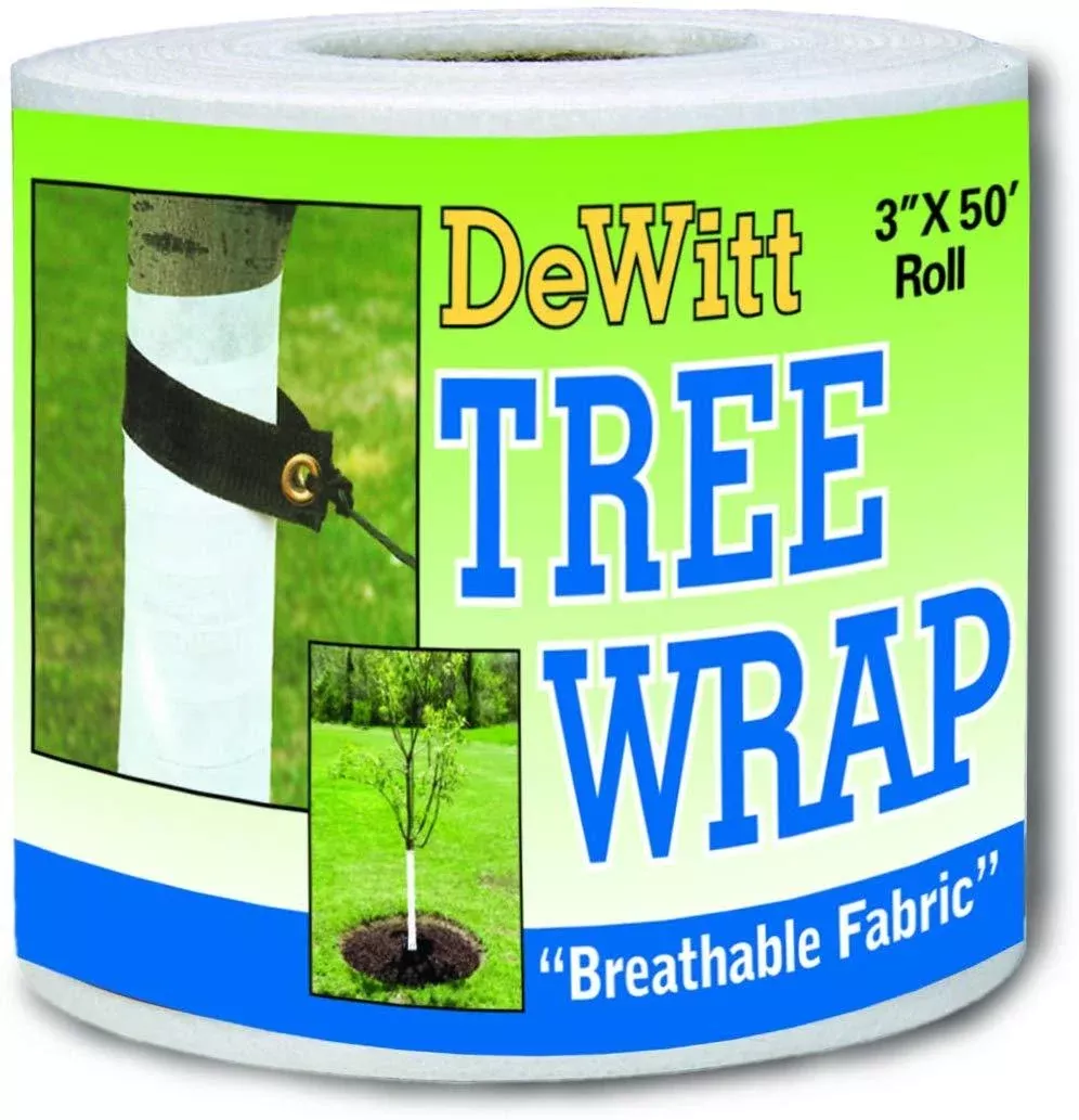 Dewitt 3-Inch by 50-Foot Tree Wrap White TW3W