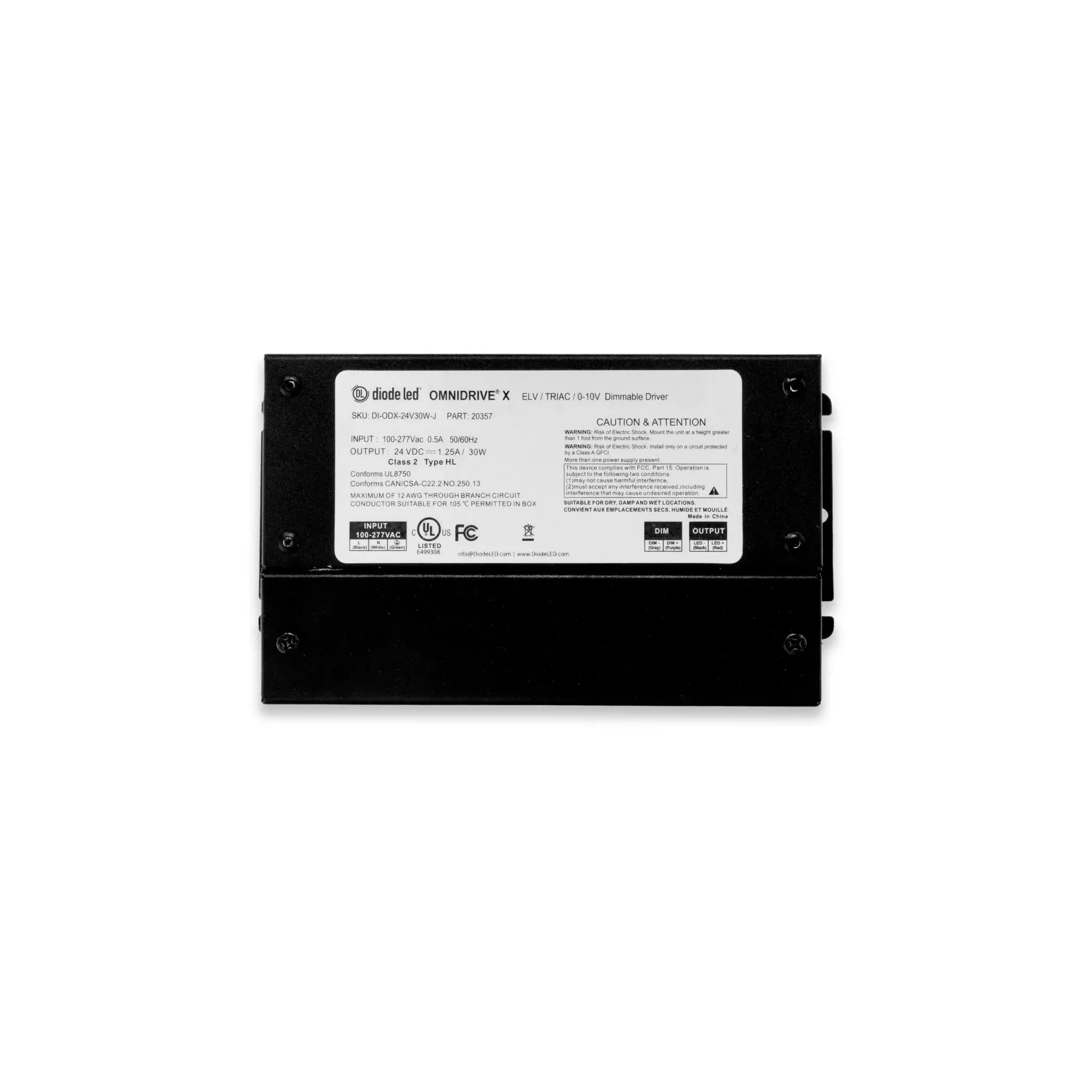 DiodeLED OMNIDRIVE X Dimmable Driver 24V
