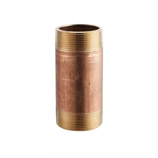 Everflow NPBR2025 2" X 2 1/2" Brass Threaded Nipple (Lead Free)