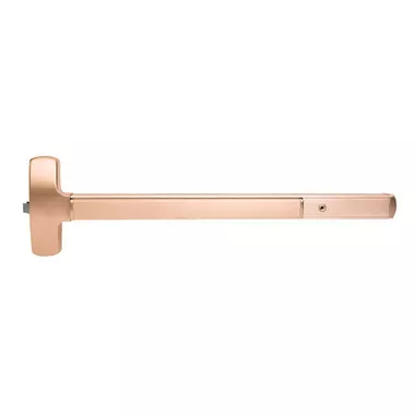 Falcon MEL25 RHR Exit Device, Electrified, Bright Brass