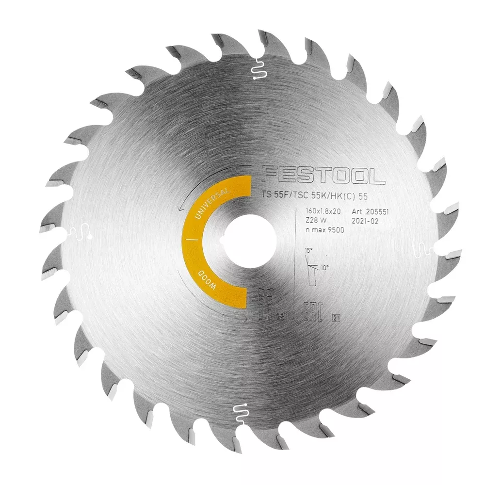 Festool 205560 Universal 28T Saw Blade for TSC 55 K