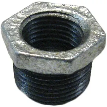 GALB3412 Galvanized Bushing, 3/4" x 1/2"