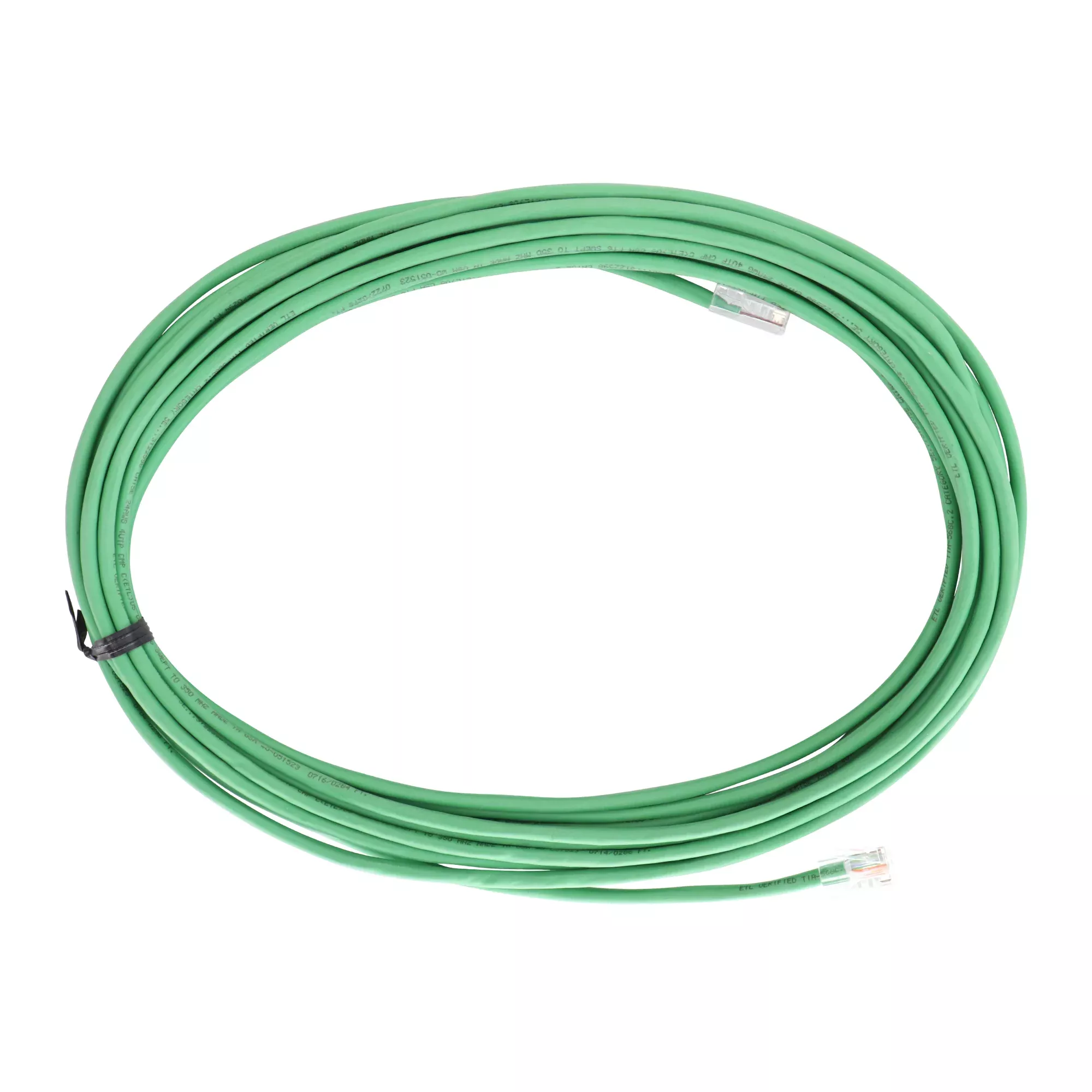 Greengate Cooper GGRJ45-25P-G CAT5E Patch Cable, Cmp Plenum, Green, 25