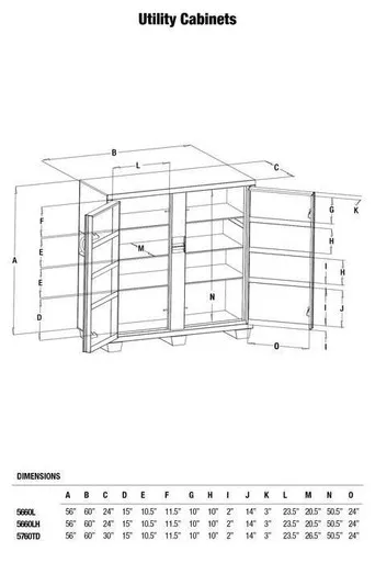 GREENLEE Cabinet Box (P/N 5660LH)