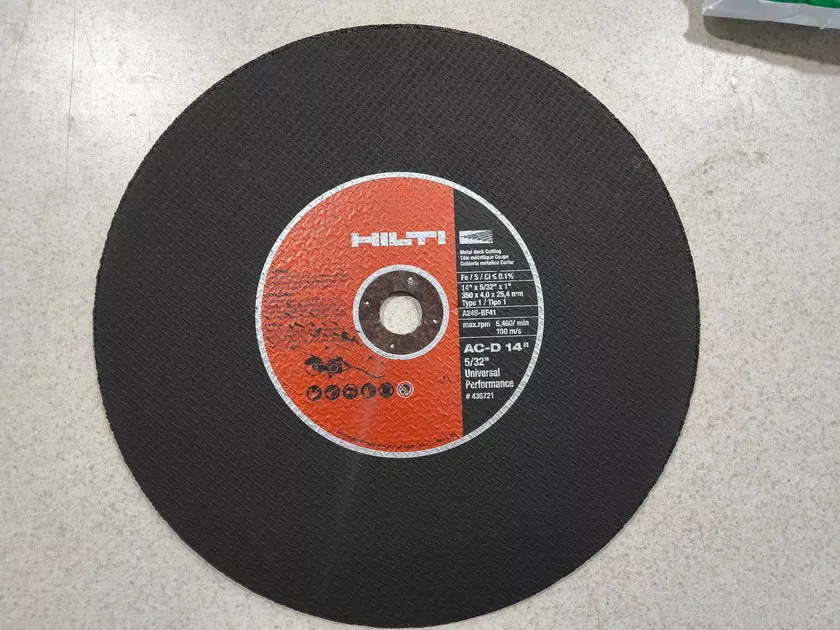 Hilti AC-D MD - Metal Deck cutting disc Cutting disc 14