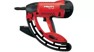 Hilti GX 100 Gas-Actuated Fastening Tool Concrete Nailer w/Case