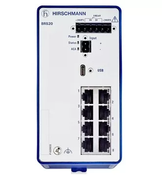 Hirschmann 942170-012 BRS20-8TX-EEC Ethernet Switch