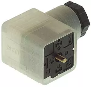 Hirschmann Din 43650 Form A PG 11, 12V LED, EPDM Flat