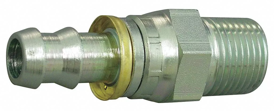 Hydraulic Hose Fitting Brass 1/8 -27 NPT