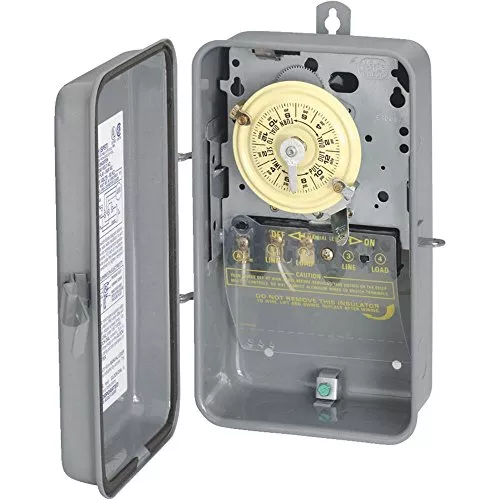 Intermatic 120V 24-Hour Mechanical Time Switch for Outdoor Use
