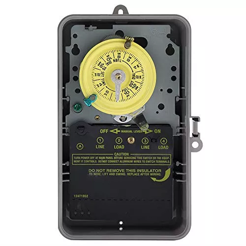 Intermatic 24-Hour DPST Electromechanical Timer