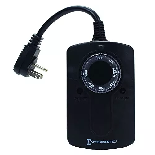 Intermatic 24 Hour Outdoor Timer with Photocell Light Sensor