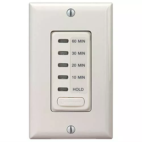 Intermatic EI210LA Electronic In-Wall Countdown Timer, Light Almond