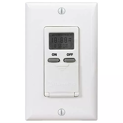 Intermatic EI500WC 7-Day Digital Time Switch, White
