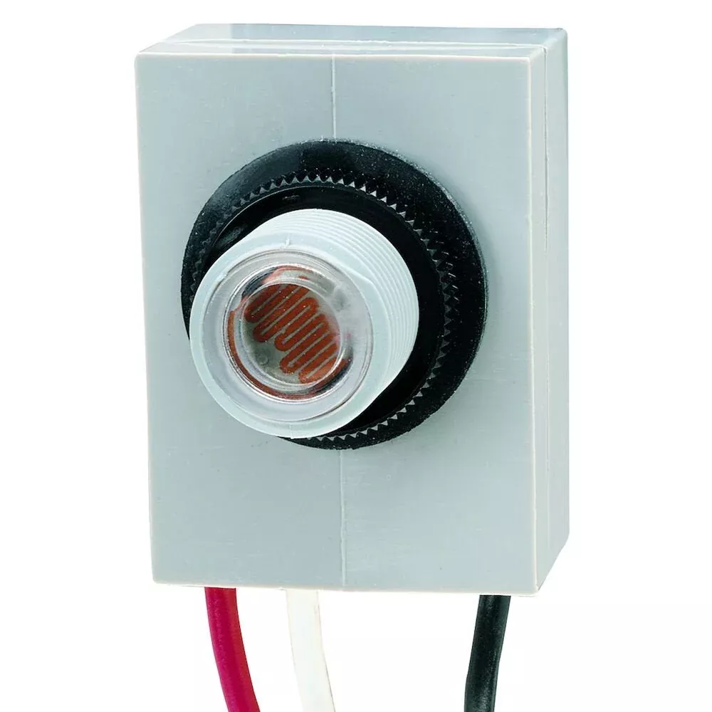 Intermatic - K4021C - Button Thermal Photocontrol, 120 V