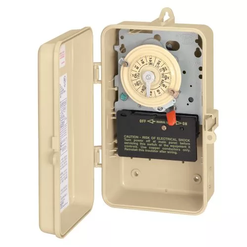 Intermatic T101R3 Metal Enclosure Timer Switch, Color