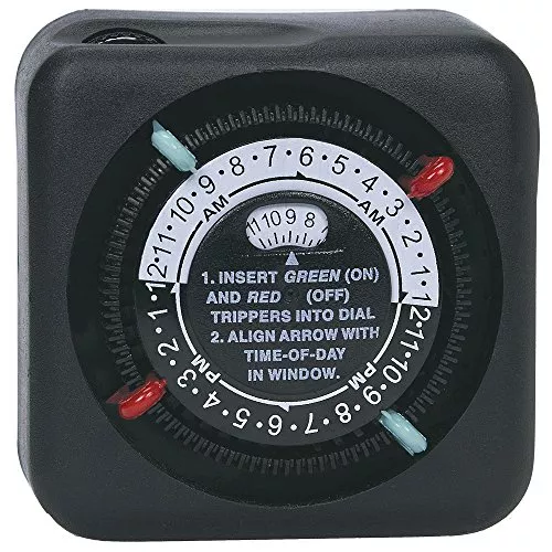 Intermatic TN111RM40 Timer for Lamps & Small Appliances - Black