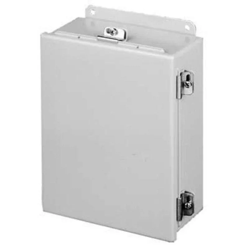 Junction Box, NEMA 4 Continuous Hinge, 4" x 4" x 3" By nVent Hoffman A404CHNF