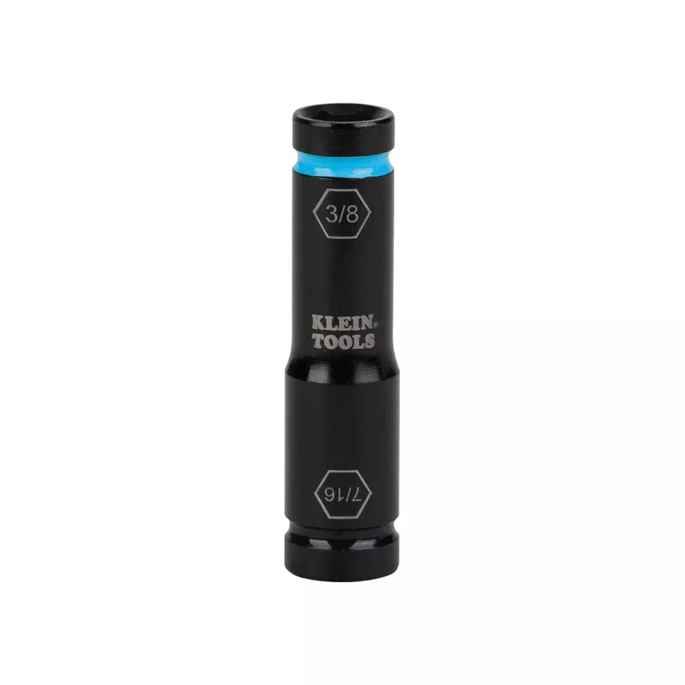 Klein 66077 Flip Impact Socket, 7/16 and 3/8-Inch