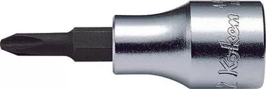 Koken 4000.60-2, 1/2 Sq. Dr. Bit SocketPH2Length 60mm