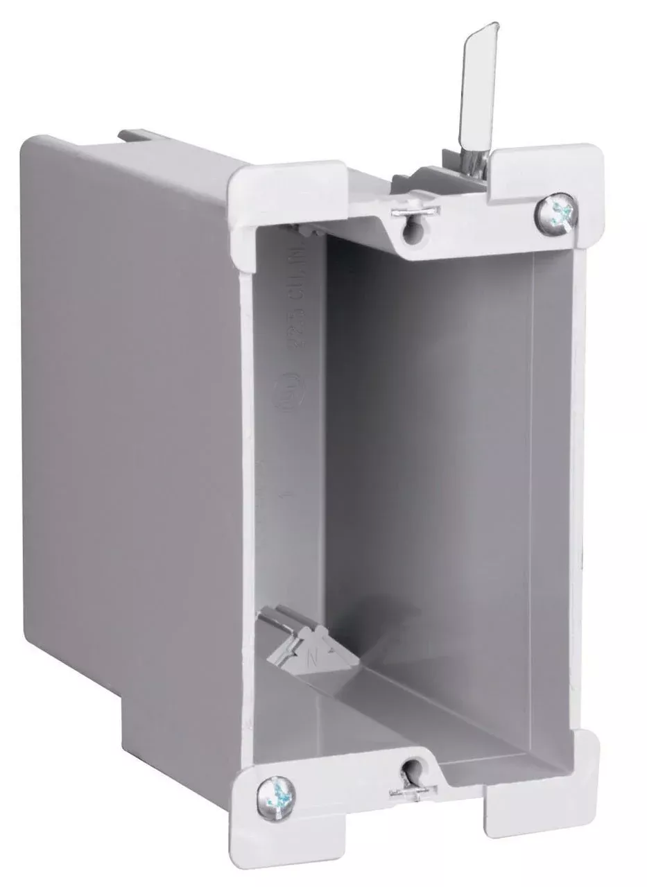 Legrand S1-22-W Deep Old Work Switch and Outlet Box with Quick Click