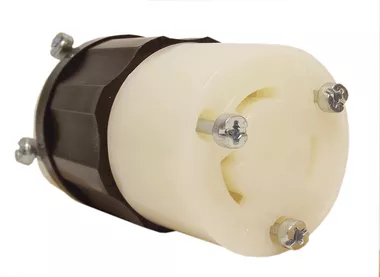 Leviton 4579-C - 15 Amp, 250 Volt 2 Pole Locking Connector
