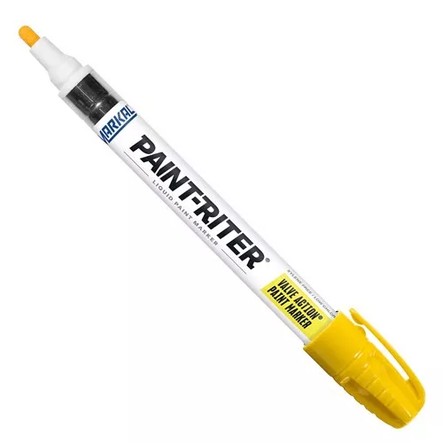 Marker: Yellow, Bullet Tip Style, Medium Tip Type, 3 min Drying Time