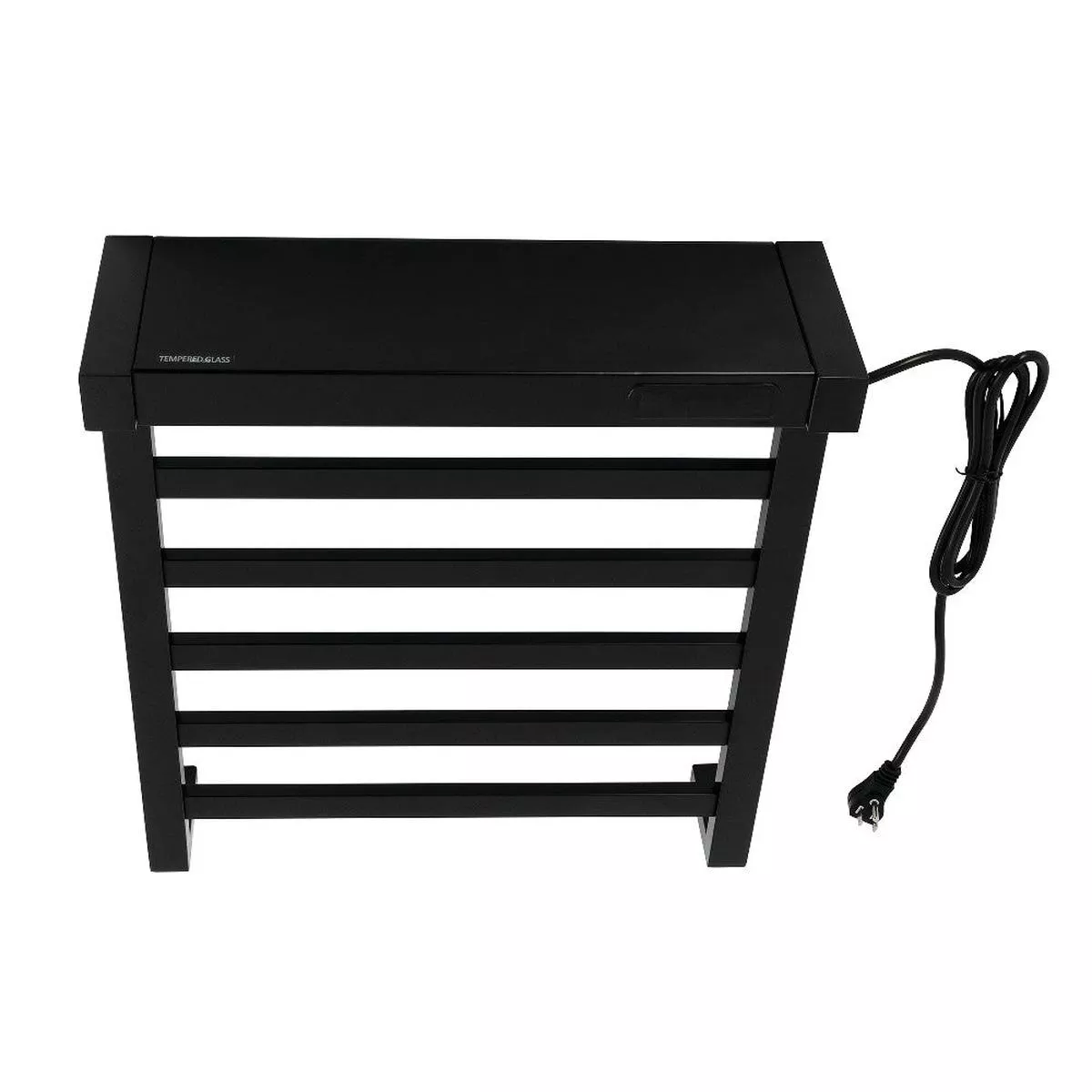 Markus Wall Mount Plug-In Towel Warmer in Matte Black
