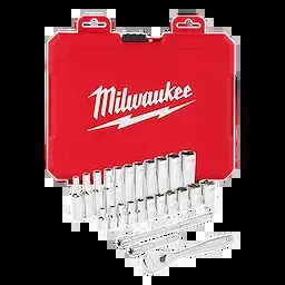 Milwaukee 48-22-9404 1/4" Drive SAE Socket Set (26-Piece)