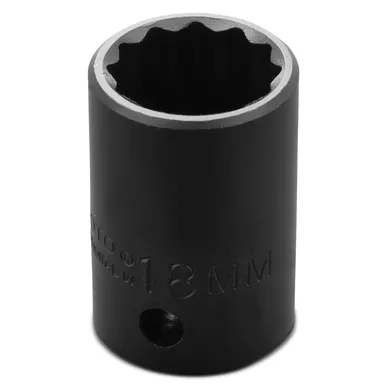 Proto(R) 1/2" Drive Thin Wall Impact Socket 18 mm - 12 Point 1/ea