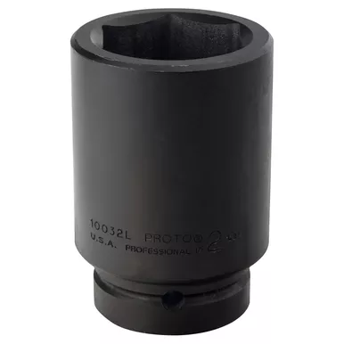 Proto(R) 1" Drive Deep Impact Socket 2" - 6 Point 1/ea