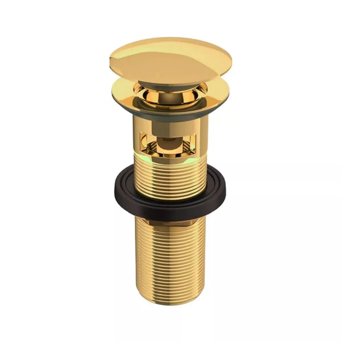 (PRUN) CLICK CLACK POP-UP WASTE COUPLING HALF THREAD - JAQUAR FAUCETS - ( GOLD - ALLIED - 0x32 mm - 1.28inchX0inch )